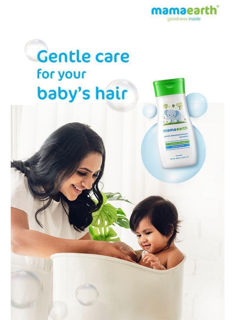 Mamaearth Gentle Cleansing Shampoo for Babies (200 ml) - Image 4